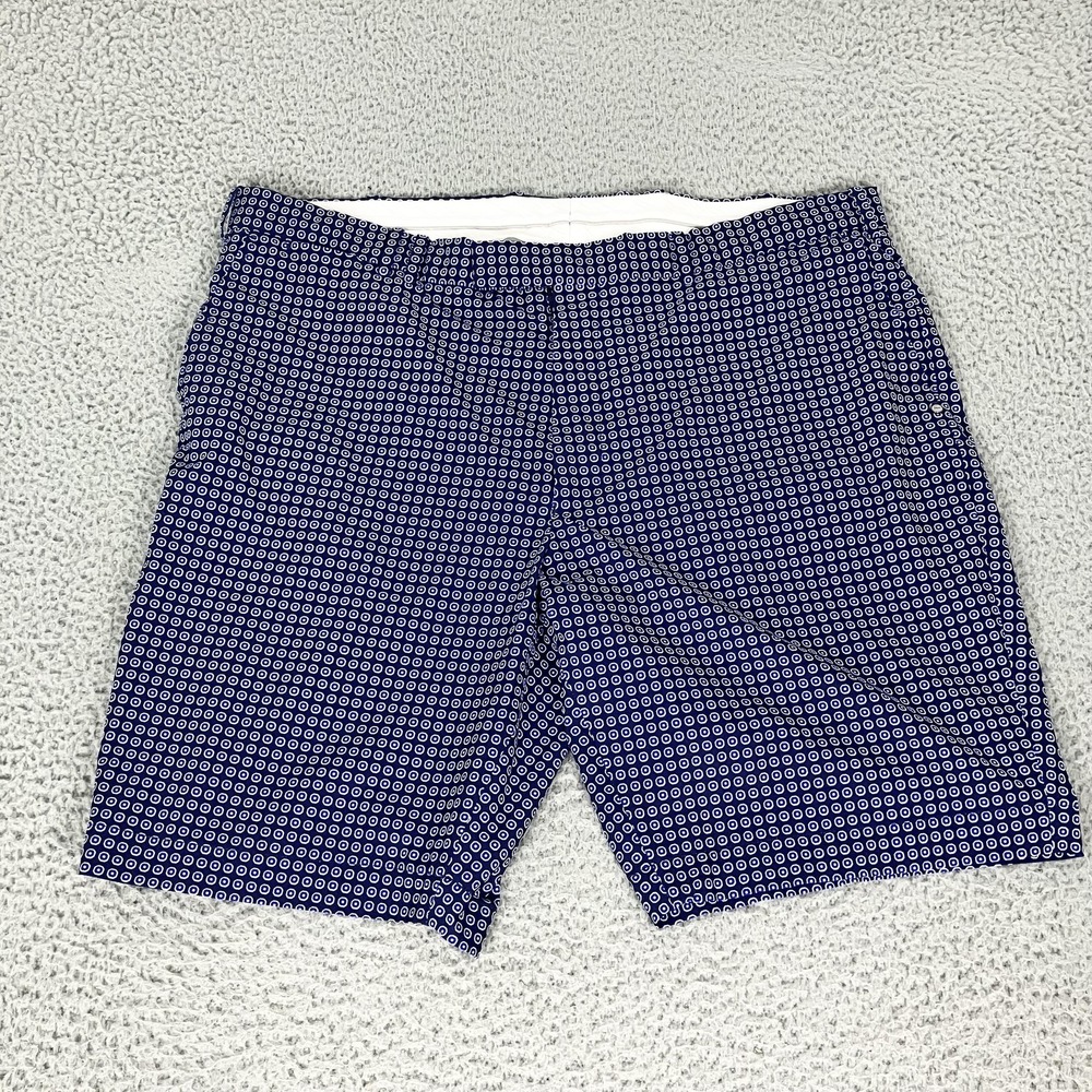 RLX Ralph‎ Lauren Shorts Mens 42 Blue 10" Geometric Golf Performance Stretch